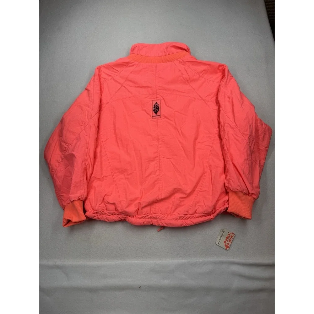 Free People Movement Women's Field Tripper Jacket Neon Coral Large NWT $198 MSRP